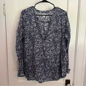 Old Navy Floral 100% Cotton Blouse